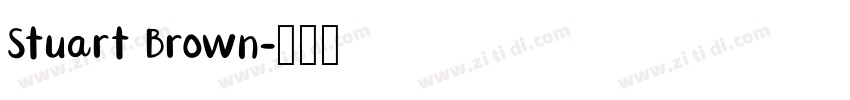 Stuart Brown字体转换 Stuart Brown字体转换